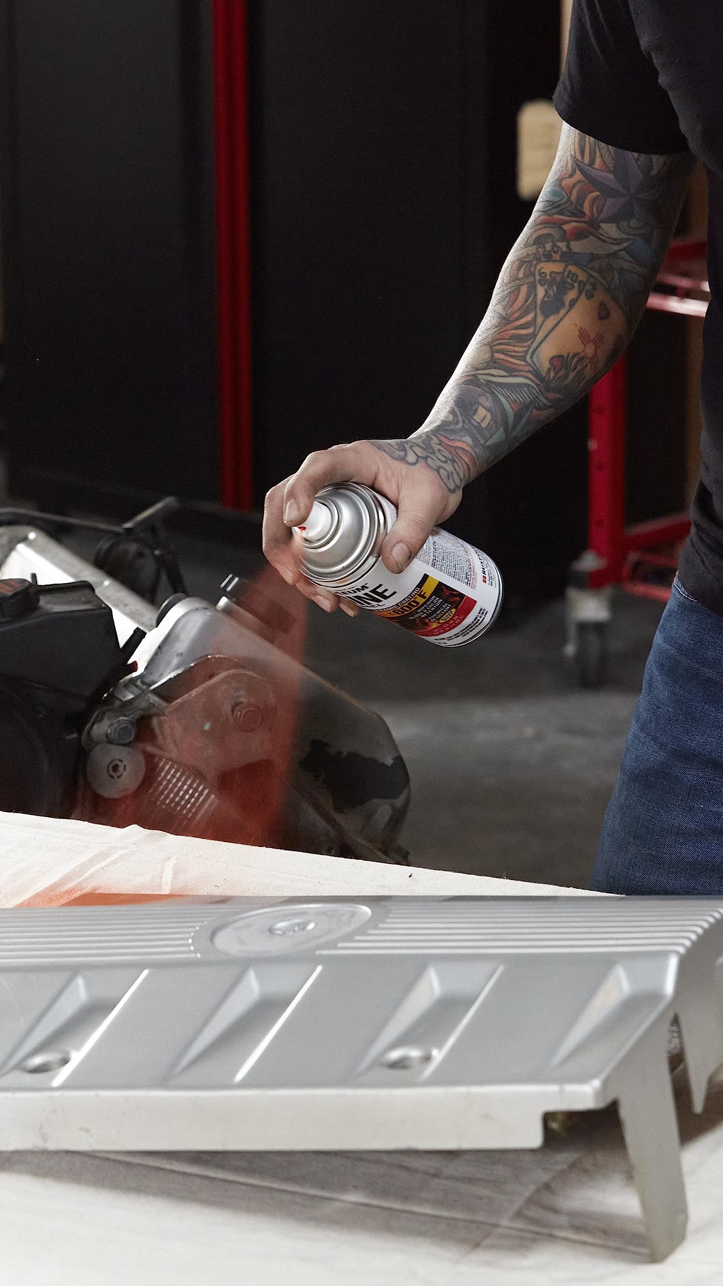 Rust-Oleum 366436-6PK Engine Enamel Spray Paint, 11 oz, Gloss